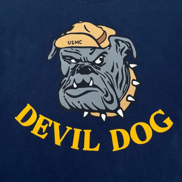 United States Marine Corps DEVIL DOG Aviation Mitchell B-25 Tshirt size Small - Picture 4 of 7